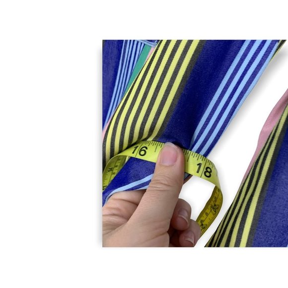 Boden Katina Striped Multicolor Maxi Button Up Shirt Dress Size 4P - Picture 10 of 14
